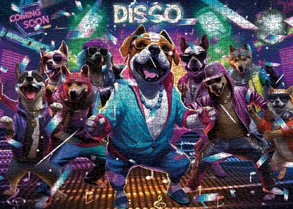 Disco Dog Jigsaw Puzzle 1000 Pieces