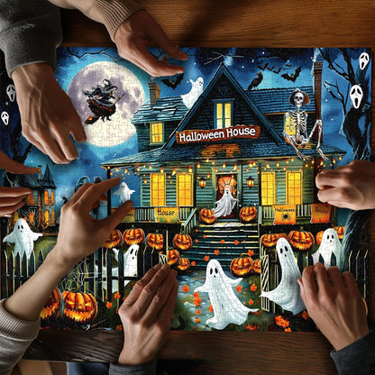 Halloween Haunted House Jigsaw Puzzle 1000 Pieces