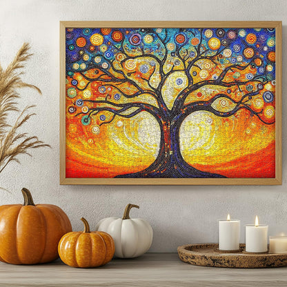 MOSAIC TREE OF LIFE Jigsaw Puzzle 1000 Pieces