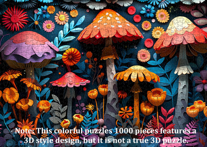 Mushroom Jigsaw Puzzle 1000 Pieces