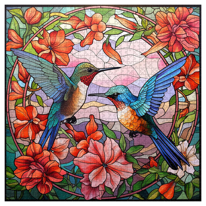 Hummingbird Garden Jigsaw Puzzle 1000 Pieces