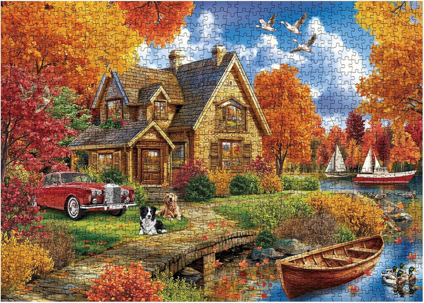 Autumn Tranquility Jigsaw Puzzle 1000 Pieces