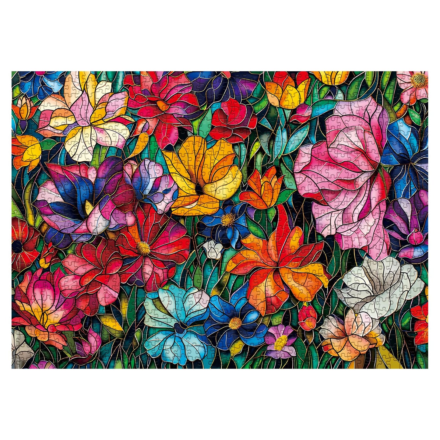 Floral Symphony Jigsaw Puzzle 1000 Pieces