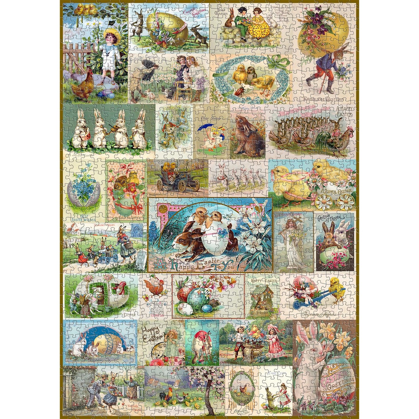 Vintage Easter Jigsaw Puzzle 1000 Pieces