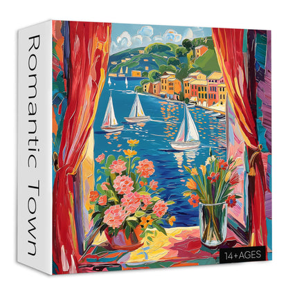 Romantic Town Jigsaw Puzzle 1000 Pieces