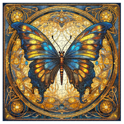 Glowing Butterfly Jigsaw Puzzle 1000 Pieces