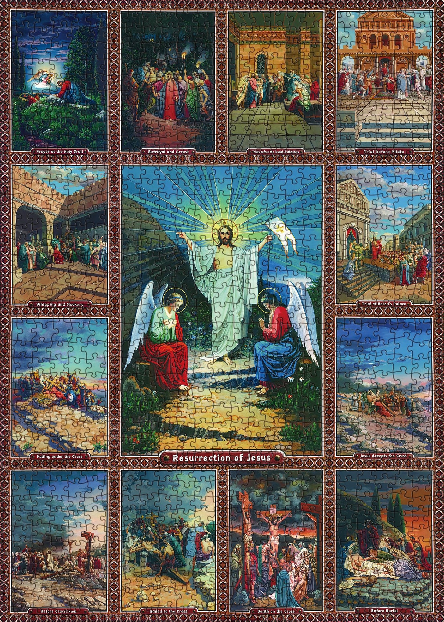 Easter Jesus Cross Jigsaw Puzzle 1000 Pieces