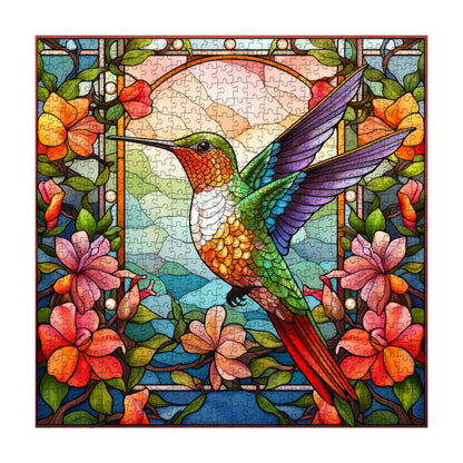 Flower Hummingbird Jigsaw Puzzle 1000 Pieces