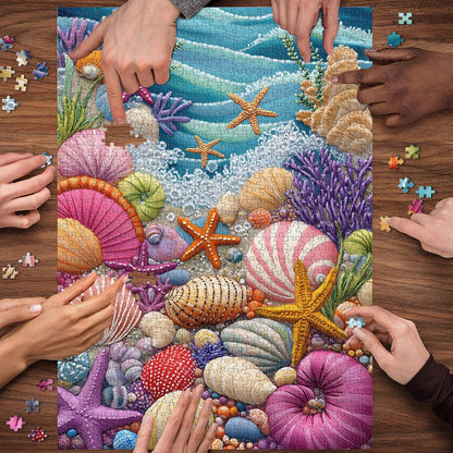 Shell Beach Jigsaw Puzzle 1000 Pieces