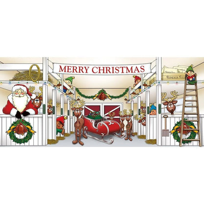 Christmas Mural for Garage Door