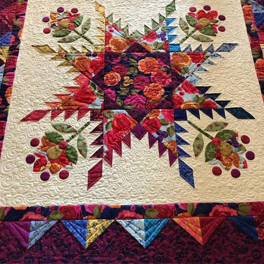 Flower Star CLA261223012 Quilt Blanket