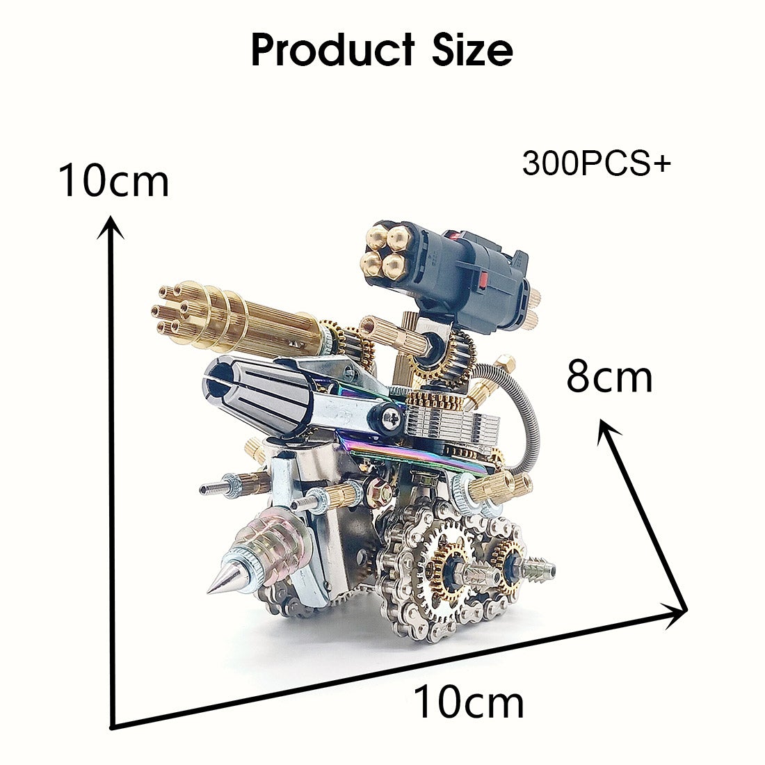 300pcs+ Blaster Tank 3D Assembled Model Kit