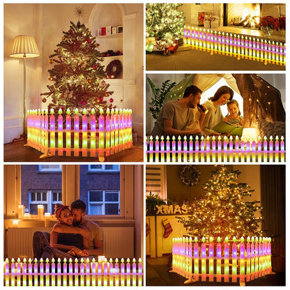 Christmas Fence Lights 8PCS