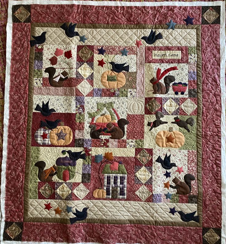 Black Bird Harvest CLA271223210 Quilt Blanket