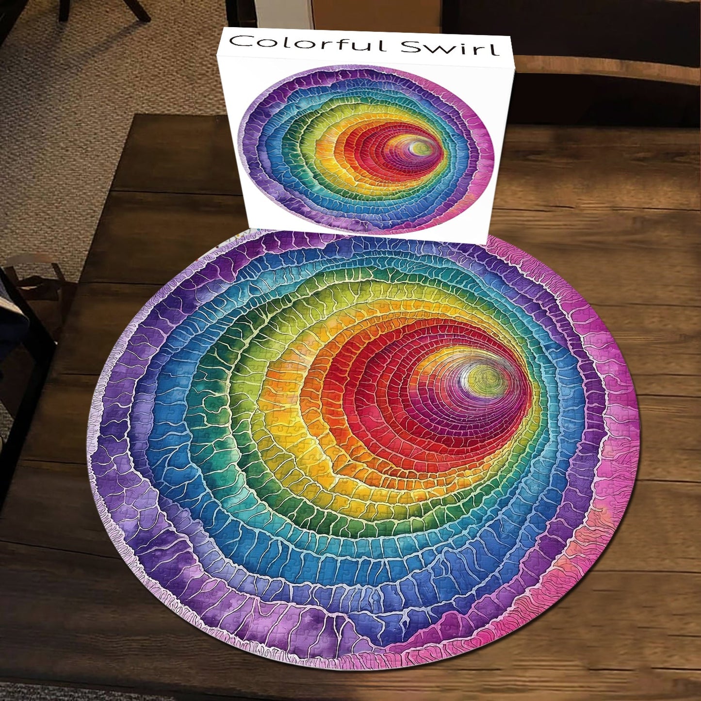 Colorful Swirl Jigsaw Puzzle 1000 Pieces