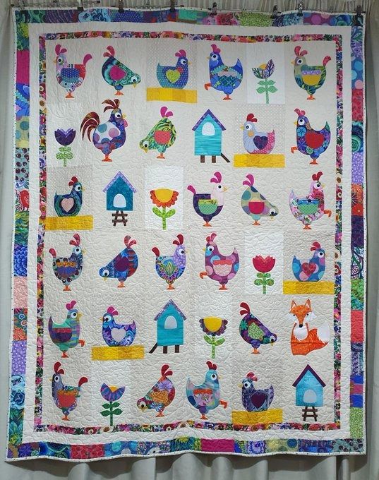 Chicken Farm CLA271223216 Quilt Blanket