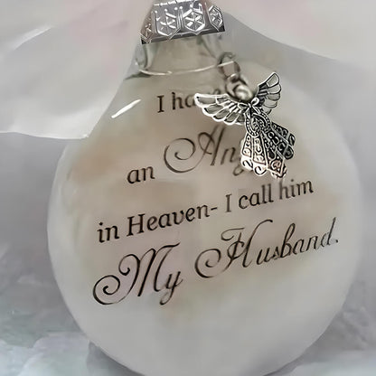 Christmas Angel in Heaven Memorial Ornament