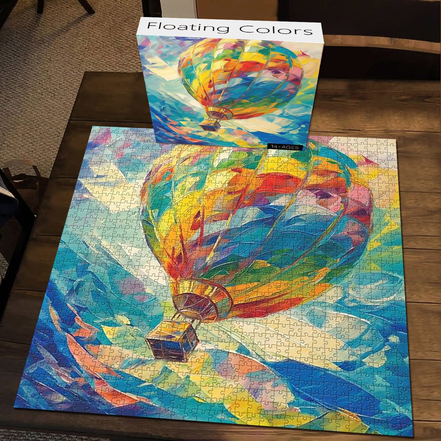 Floating Colors Jigsaw Puzzle 1000 Pieces