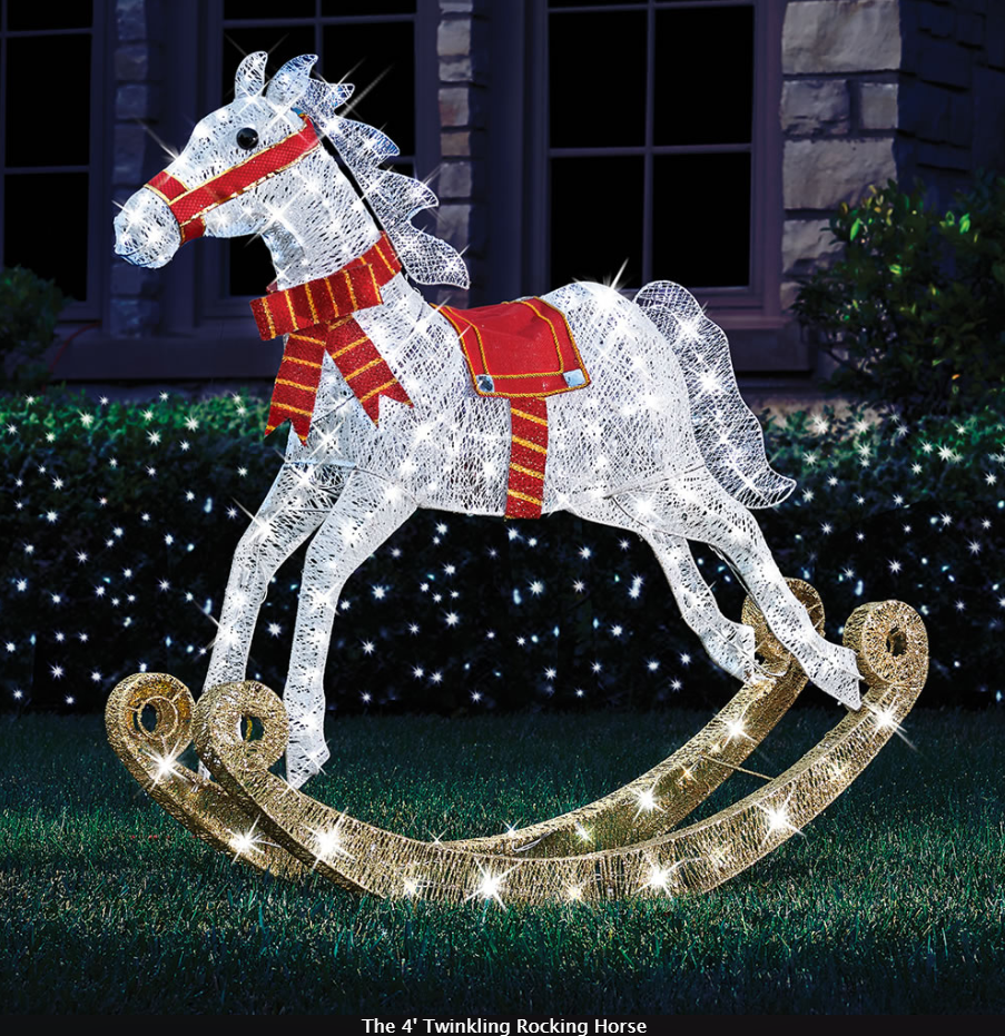 ⏰Christmas Clearance Sale⏰Twinkling Lawn Sculptures- Solar energy storage function