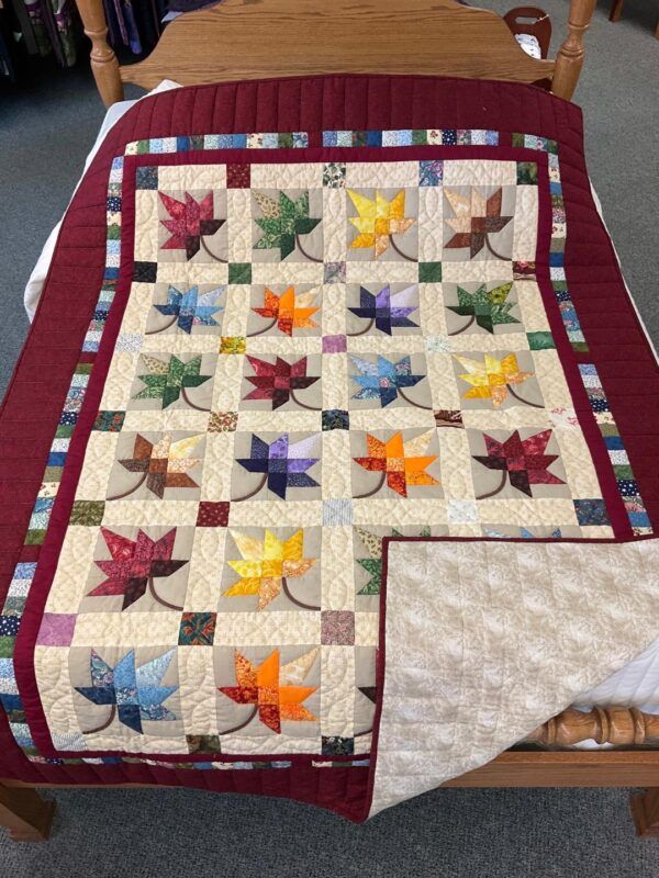 Autumn Leaves CLDY040724114 Quilt Blanket