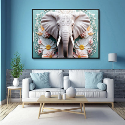 Graceful Elephant Jigsaw Puzzle 1000 Pieces