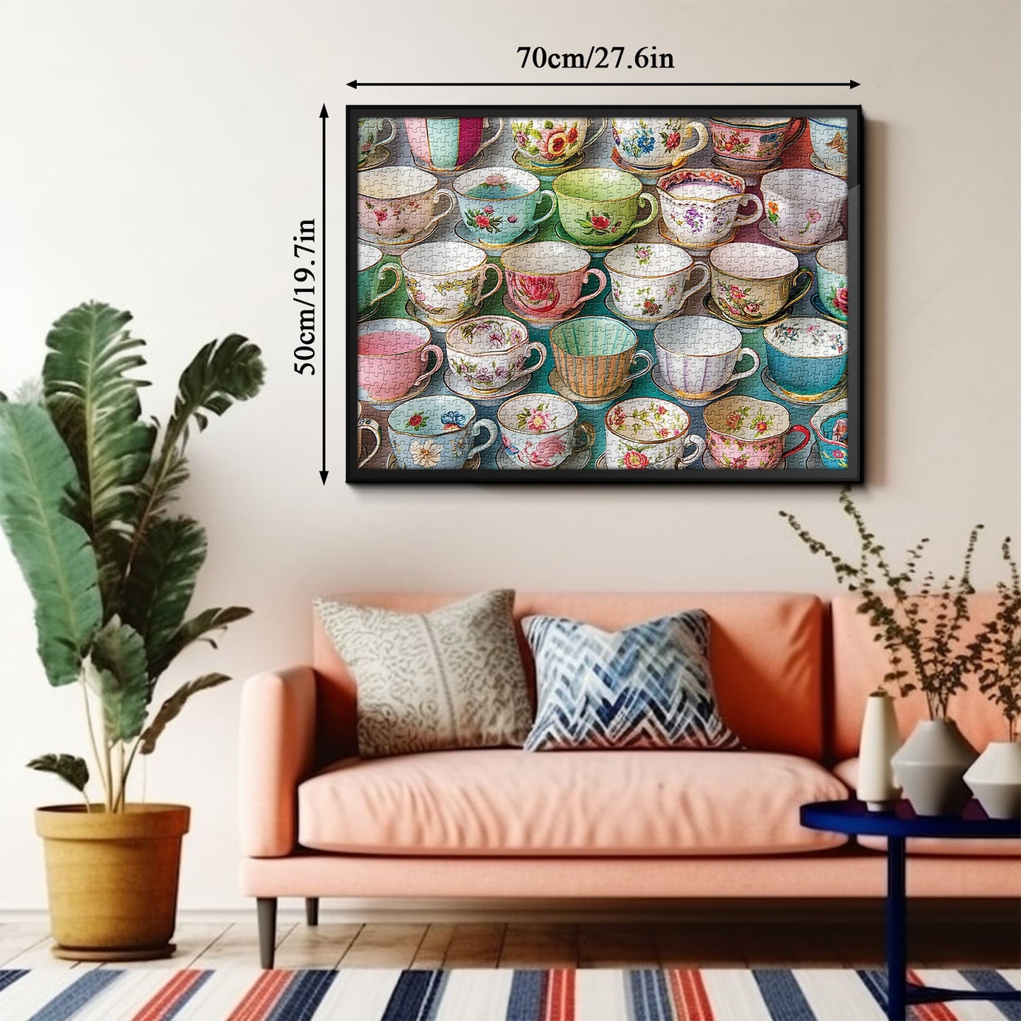 Teacups Jigsaw Puzzle 1000 Pieces