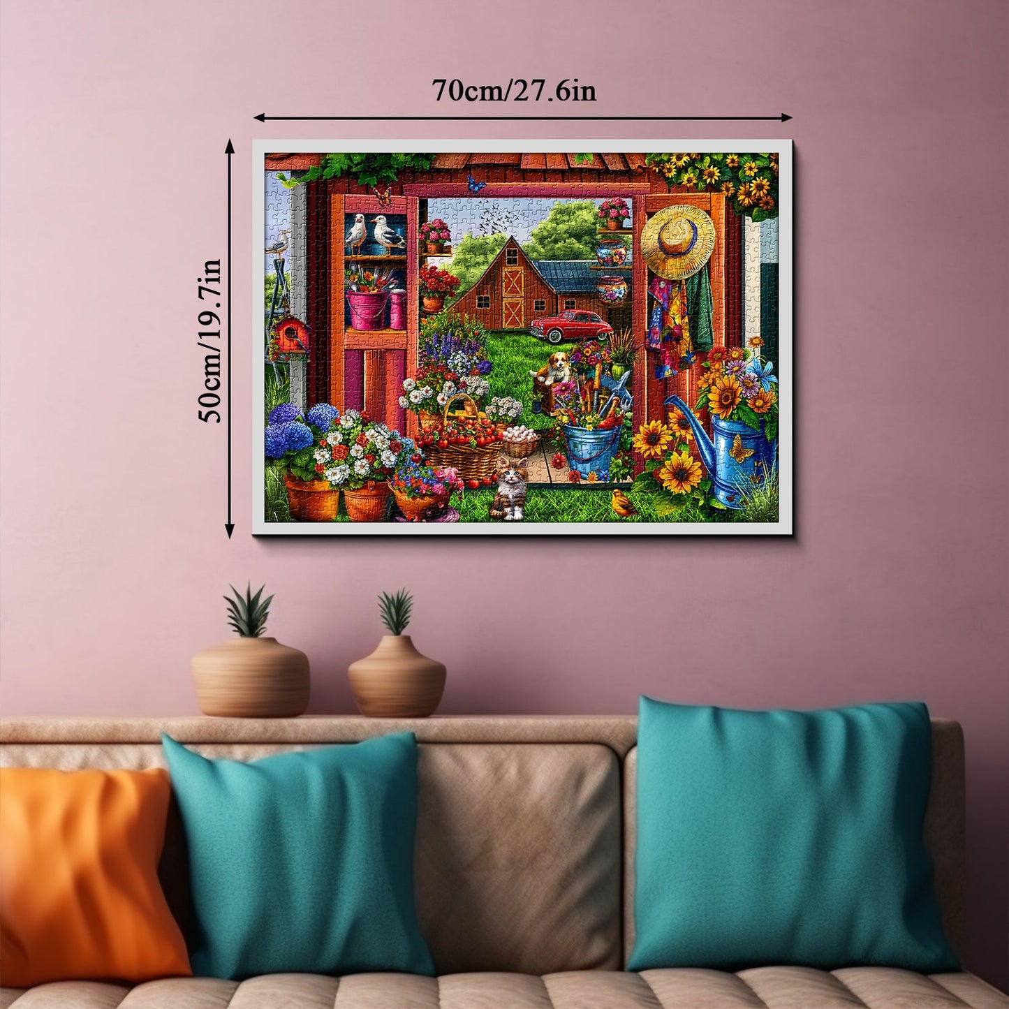 Farm Garden Jigsaw Puzzle 1000 Pieces