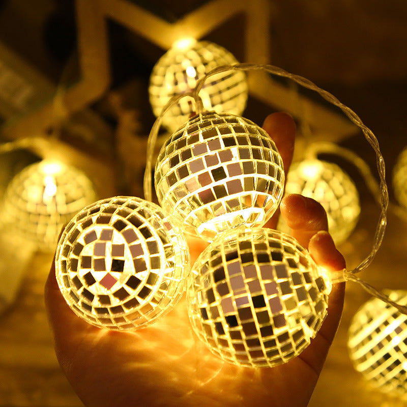 Christmas Disco Mirror ball String Light