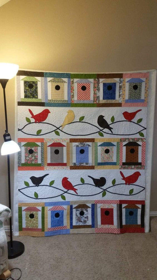 Bird House CLA21112316 Quilt Blanket