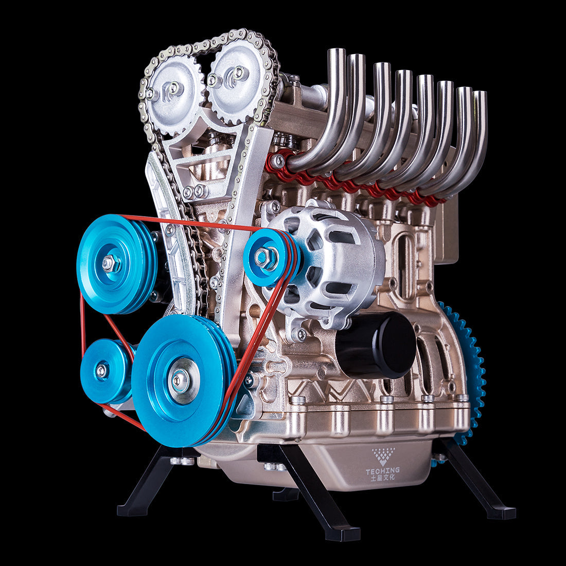 Full Metal Car Engine Model Kit That Works - Build Your Own Engines - Gift Collection