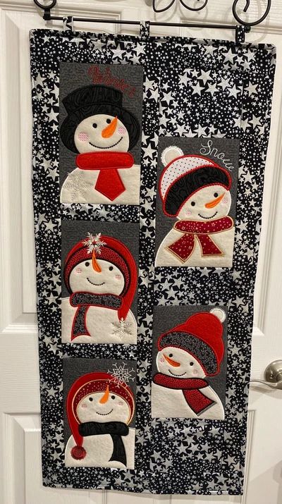 Snowman CLA20112376 Quilted Table Runner