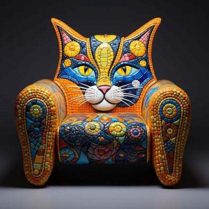 🔥Art design Cat Chair🐱-0930