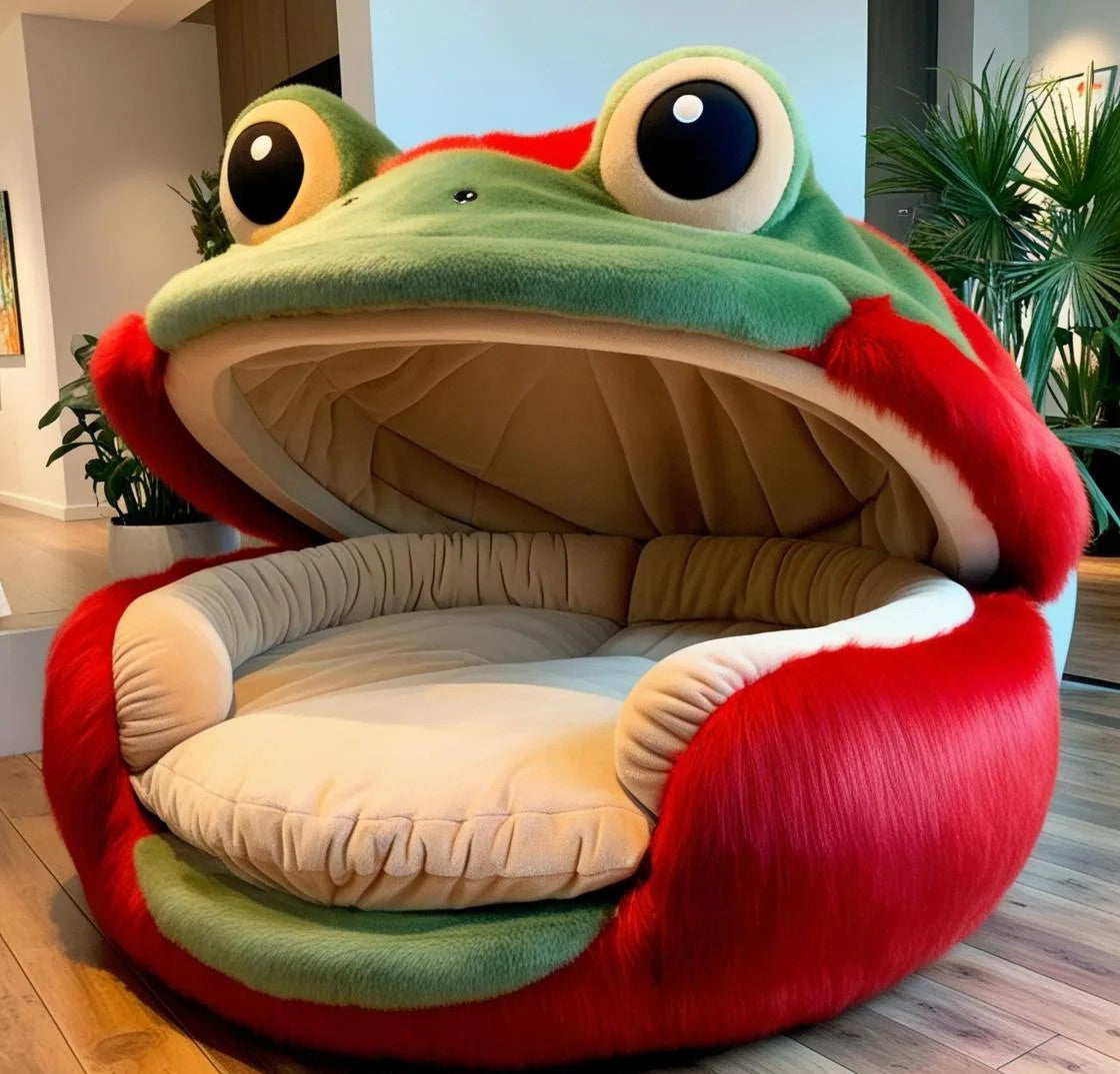 Giant Frog Loungers: Jump into Cozy, Nature-Inspired Seating