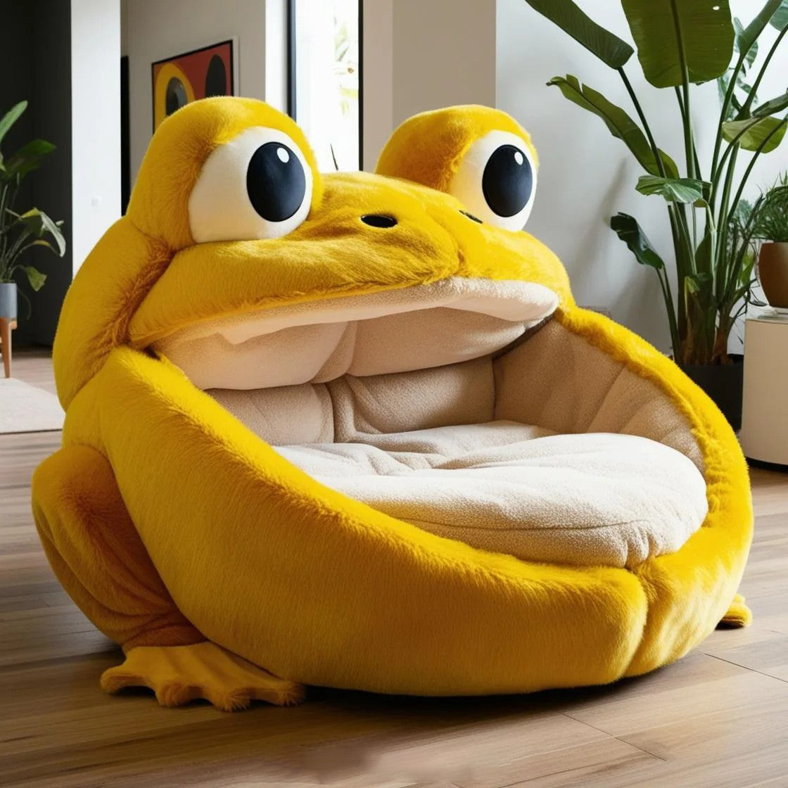 Giant Frog Loungers: Jump into Cozy, Nature-Inspired Seating