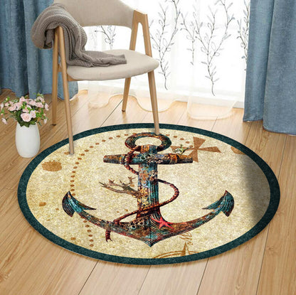 Anchor QN120801PT Round Area Rug