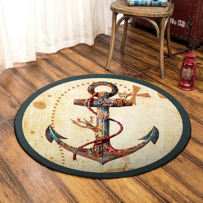 Anchor QN120801PT Round Area Rug