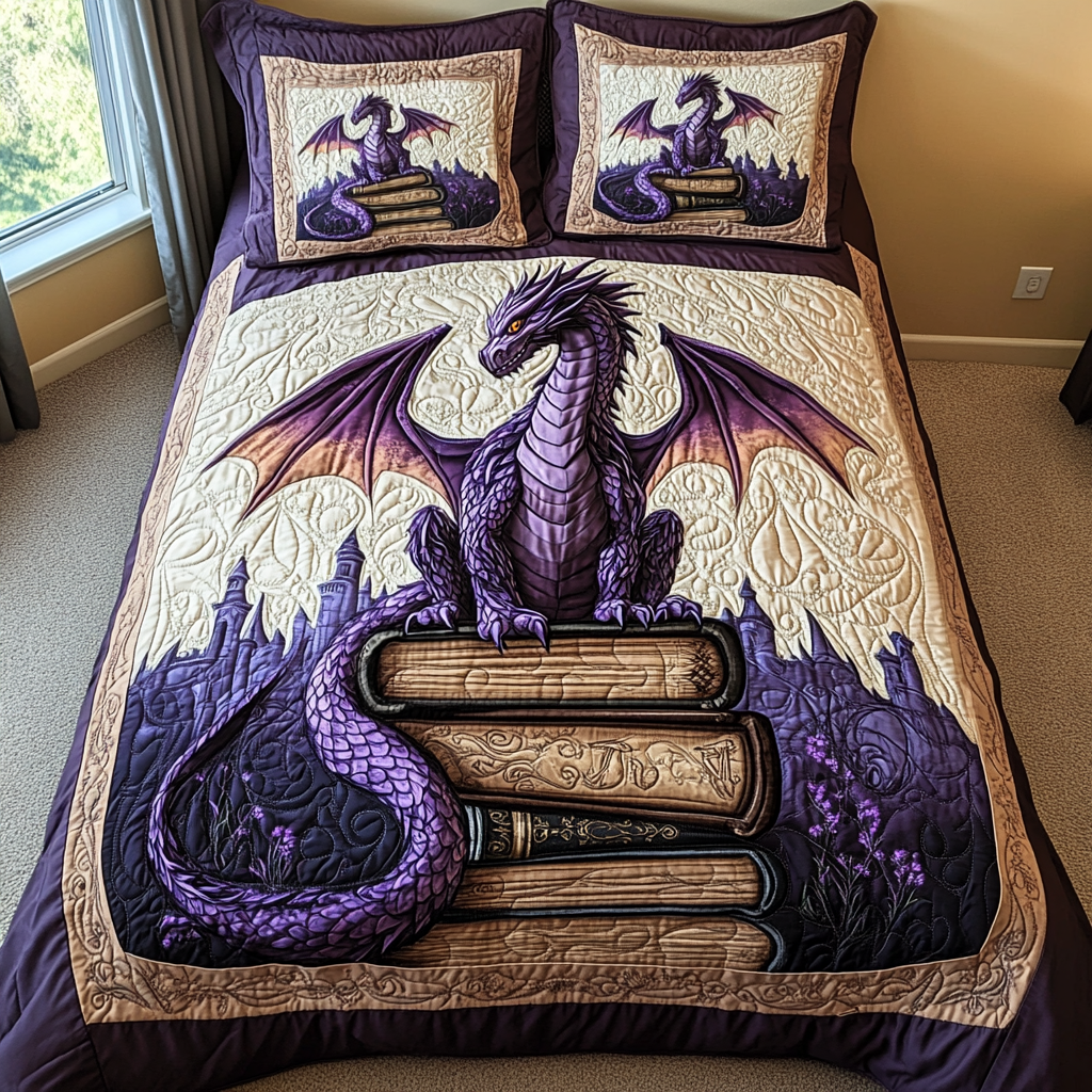 Dragon Quilted Bedding Set NCU0VT87