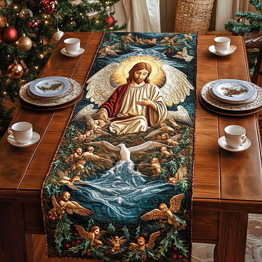 Angelic Devotion Quilted Table Runner NCU0PT1674