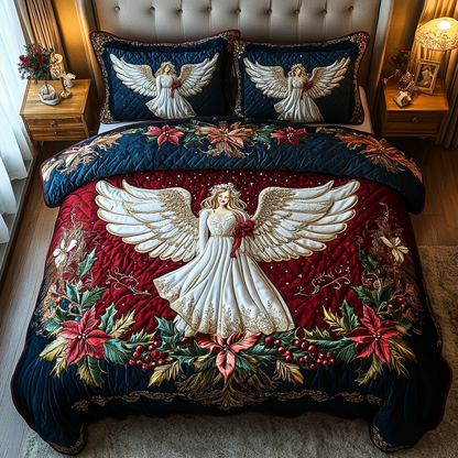 Angels Serenade Quilted Bedding Set NCU0DV2293