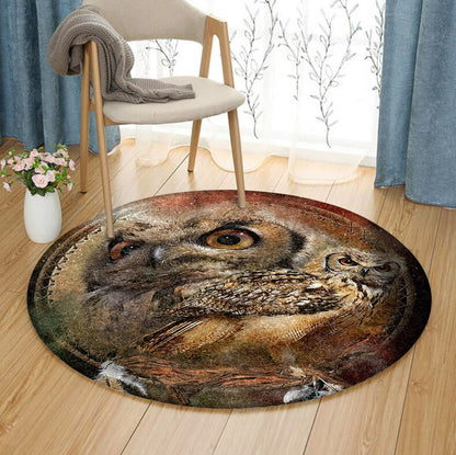 Animal NT280802RR Round Area Rug