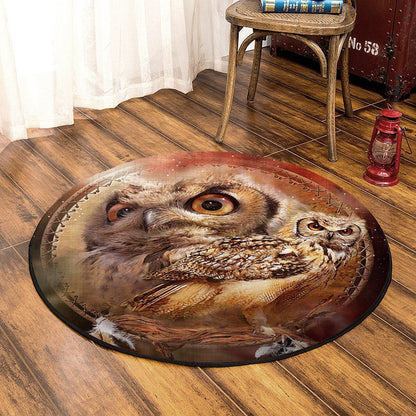 Animal NT280802RR Round Area Rug