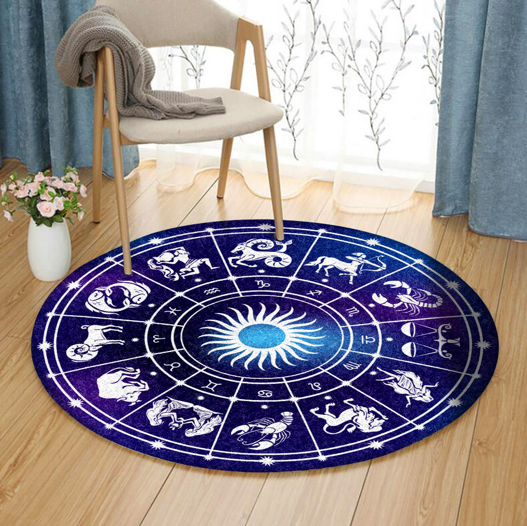 Astrology CG280802TM Round Area Rug