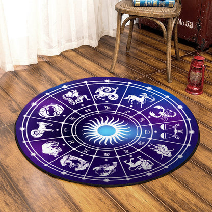 Astrology CG280802TM Round Area Rug