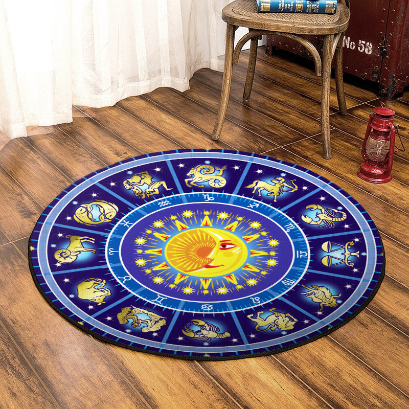 Astrology CG280803TM Round Area Rug