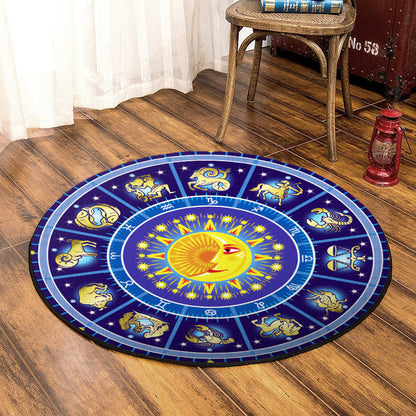 Astrology CG280803TM Round Area Rug