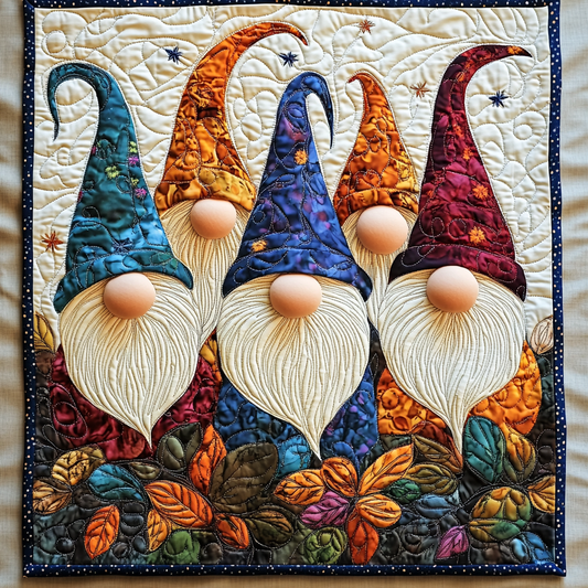 Autumn Gnome TAI041124574 Quilted Placemats