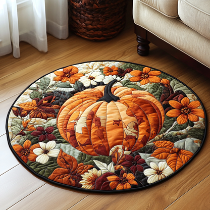 Autumn Embrace Quilted Round Mat NCU0NT1410