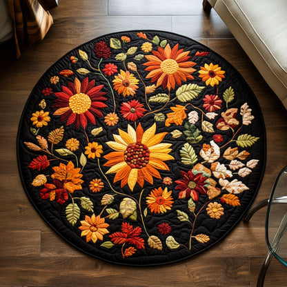 Autumn Glow Quilted Round Mat NCU0PT1118