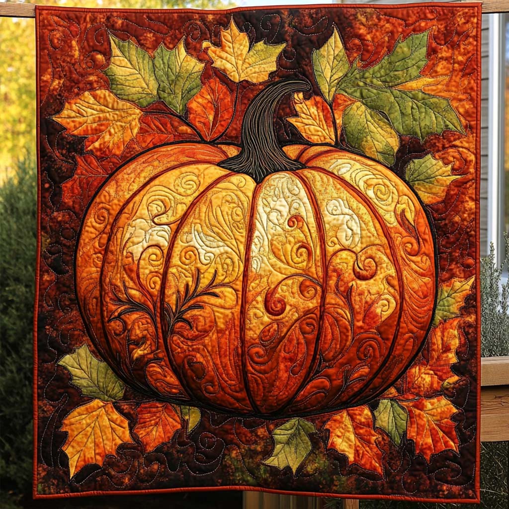 Autumn Harvest Quilted Blanket NCU0NT1336