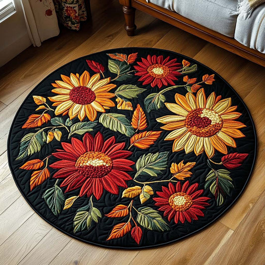 Autumn Radiance Quilted Round Mat NCU0NT1281